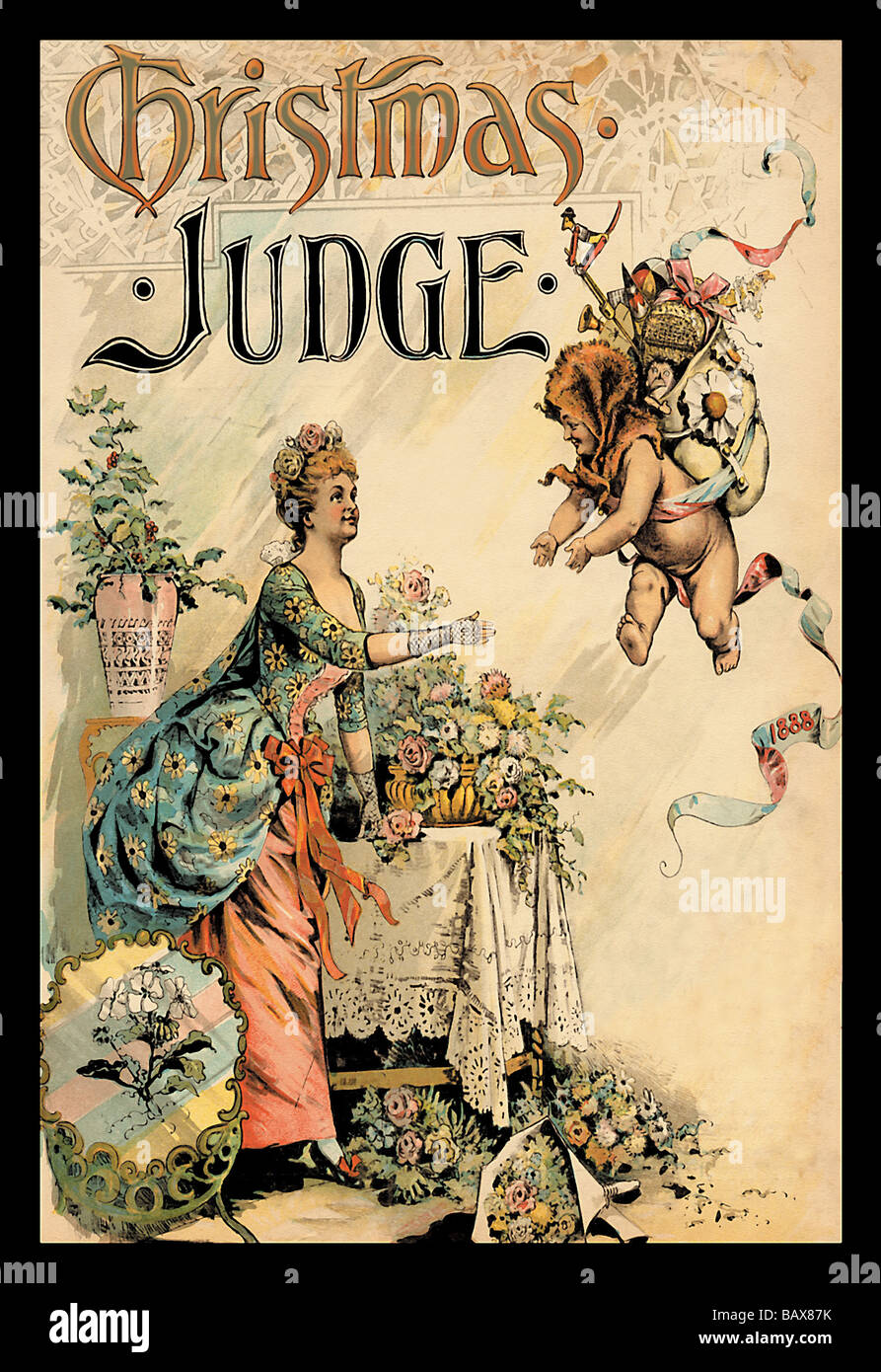 Le Magazine juge : Juge Noël Banque D'Images