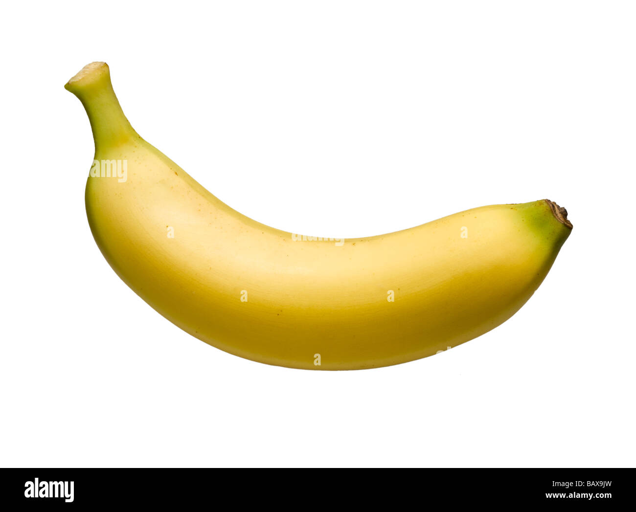 Un coupé d'une banane de nice Banque D'Images