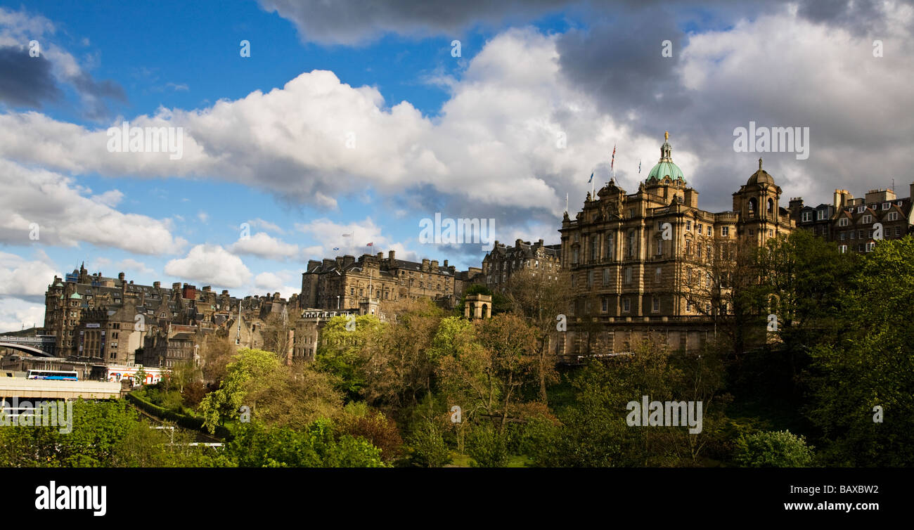 Vieille ville d'Édimbourg, Skyline Ville d'Edimbourg, Ecosse. Banque D'Images