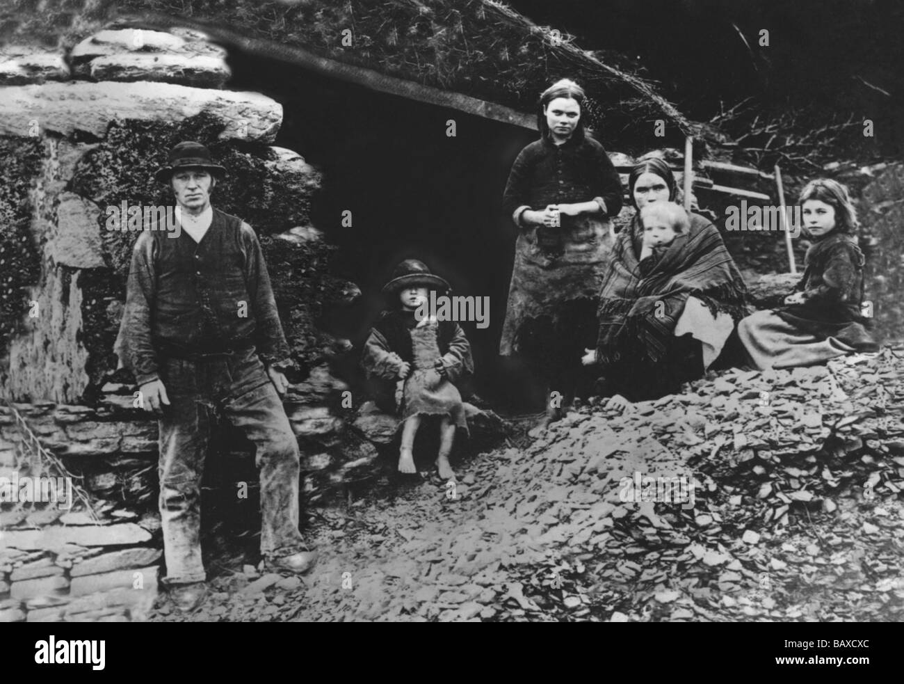 L'expulsion à Cork, Irlande Banque D'Images