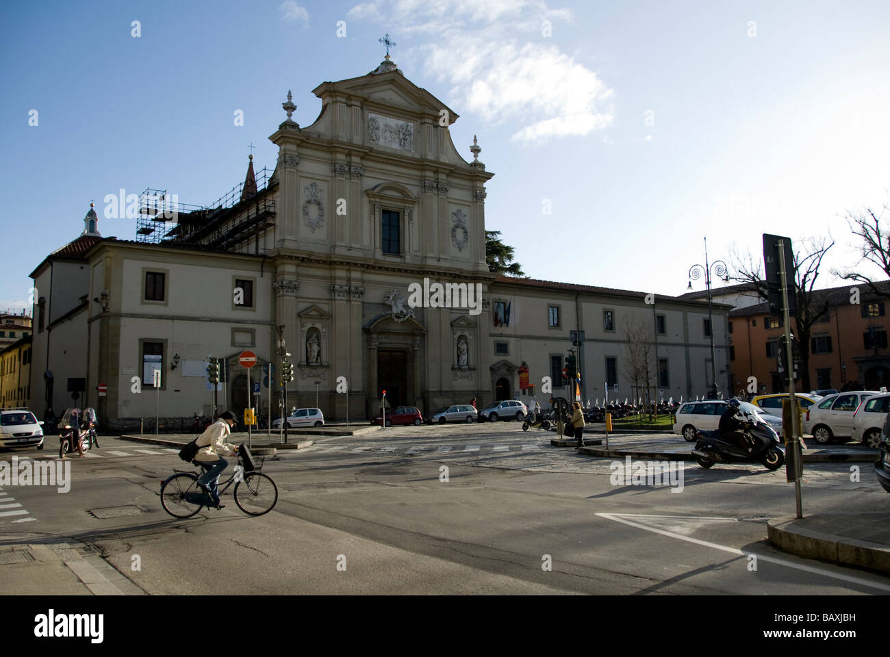 Place San Marco Florence Italie Banque D'Images