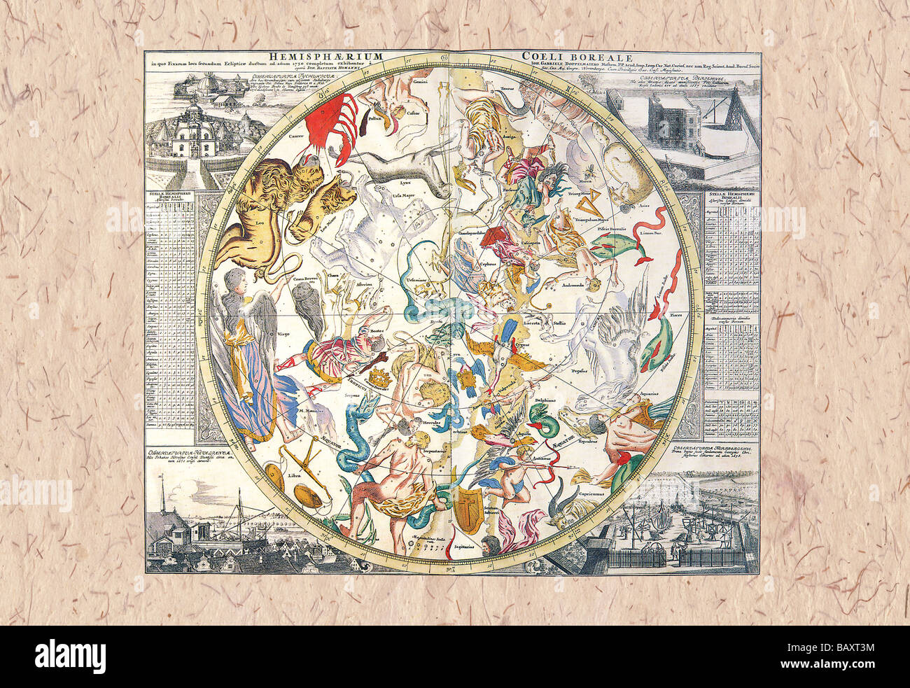 Le ciel céleste du nord Banque D'Images