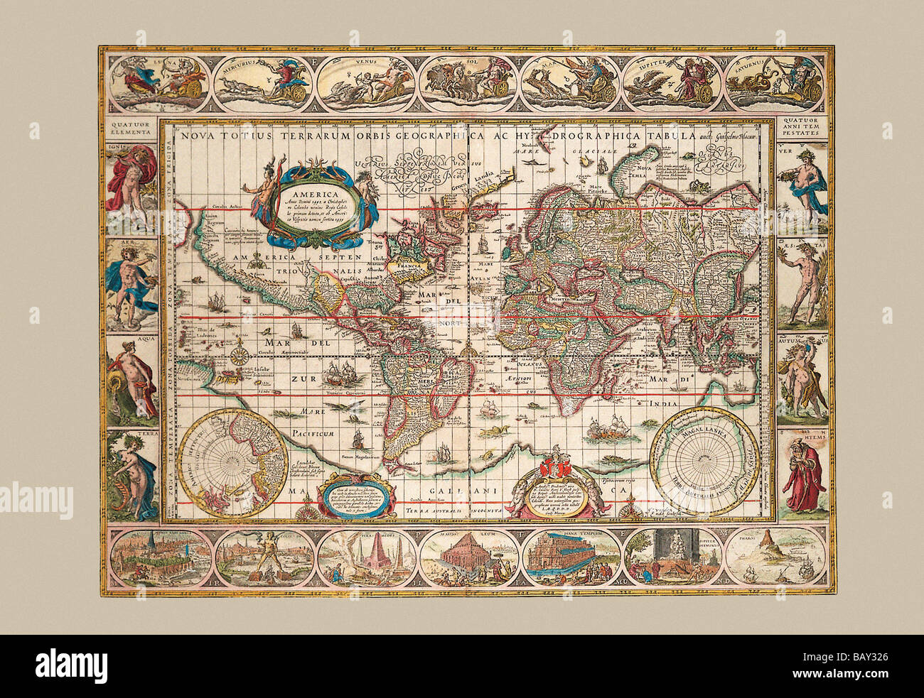 Nova totius orbis terrarum Banque D'Images
