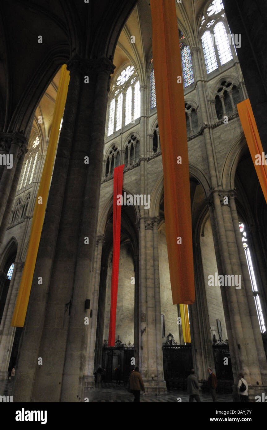 Cathédrale de Notre Dame d'Amiens en France est un site du patrimoine mondial de l'UNESCO. Banque D'Images