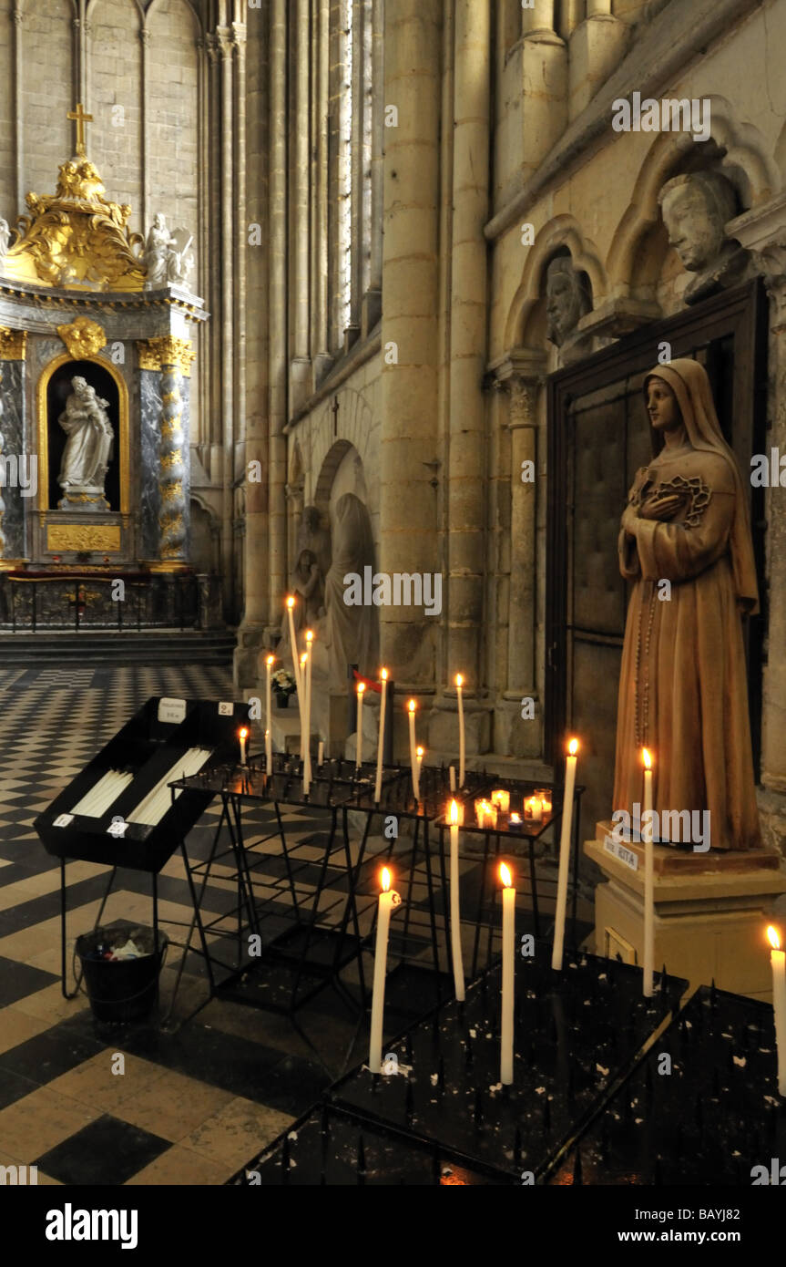 Cathédrale de Notre Dame d'Amiens en France est un site du patrimoine mondial de l'UNESCO. Banque D'Images