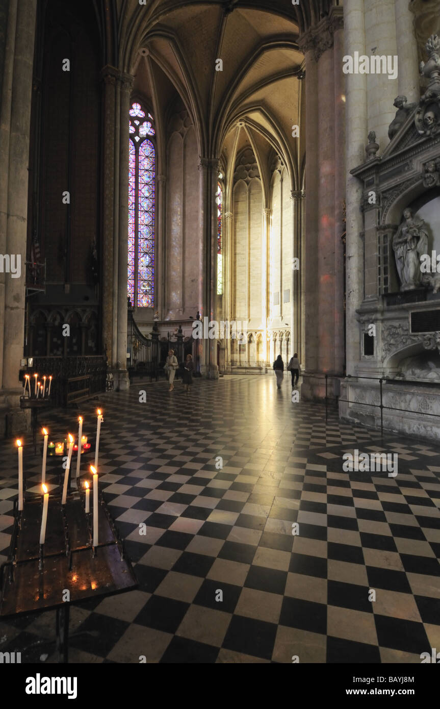 Cathédrale de Notre Dame d'Amiens en France est un site du patrimoine mondial de l'UNESCO. Banque D'Images