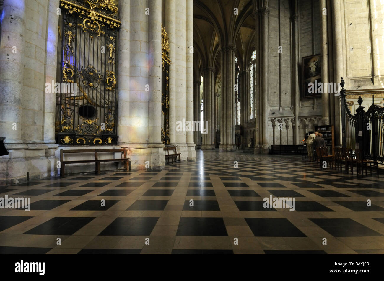 Cathédrale de Notre Dame d'Amiens en France est un site du patrimoine mondial de l'UNESCO. Banque D'Images
