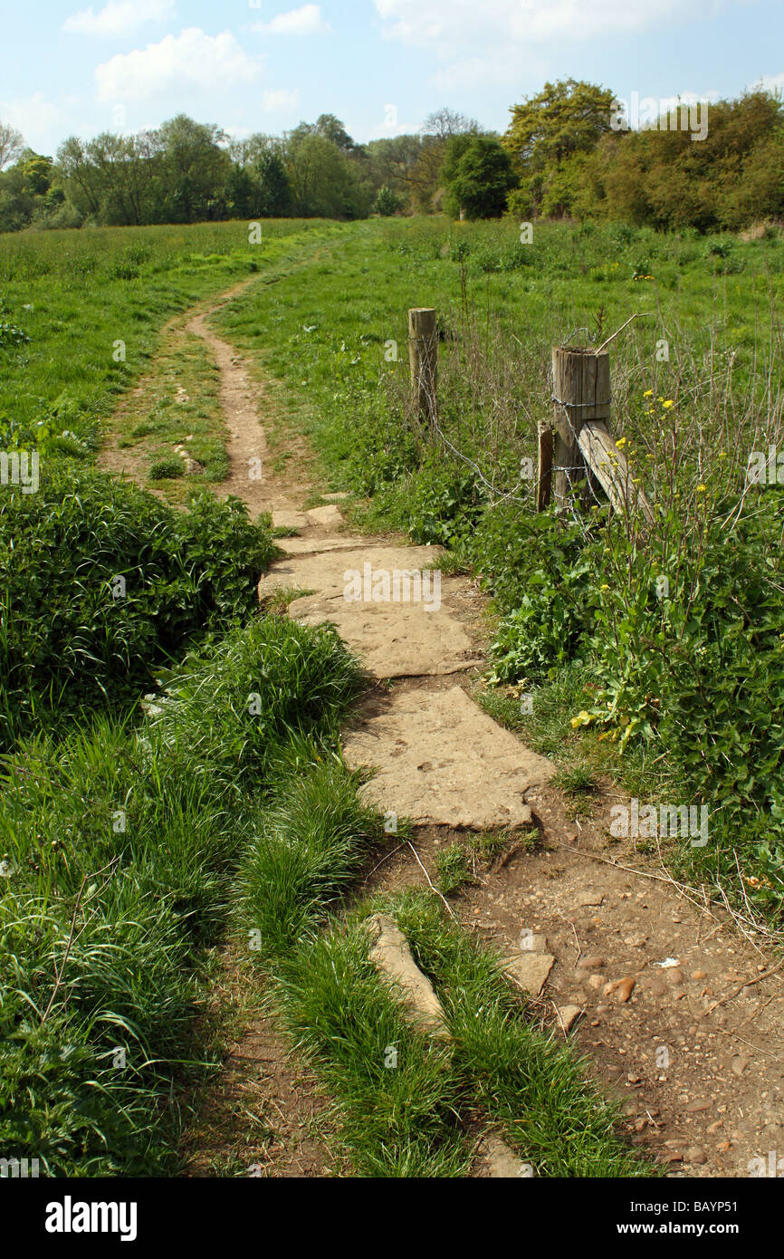 un pont rustique Banque D'Images