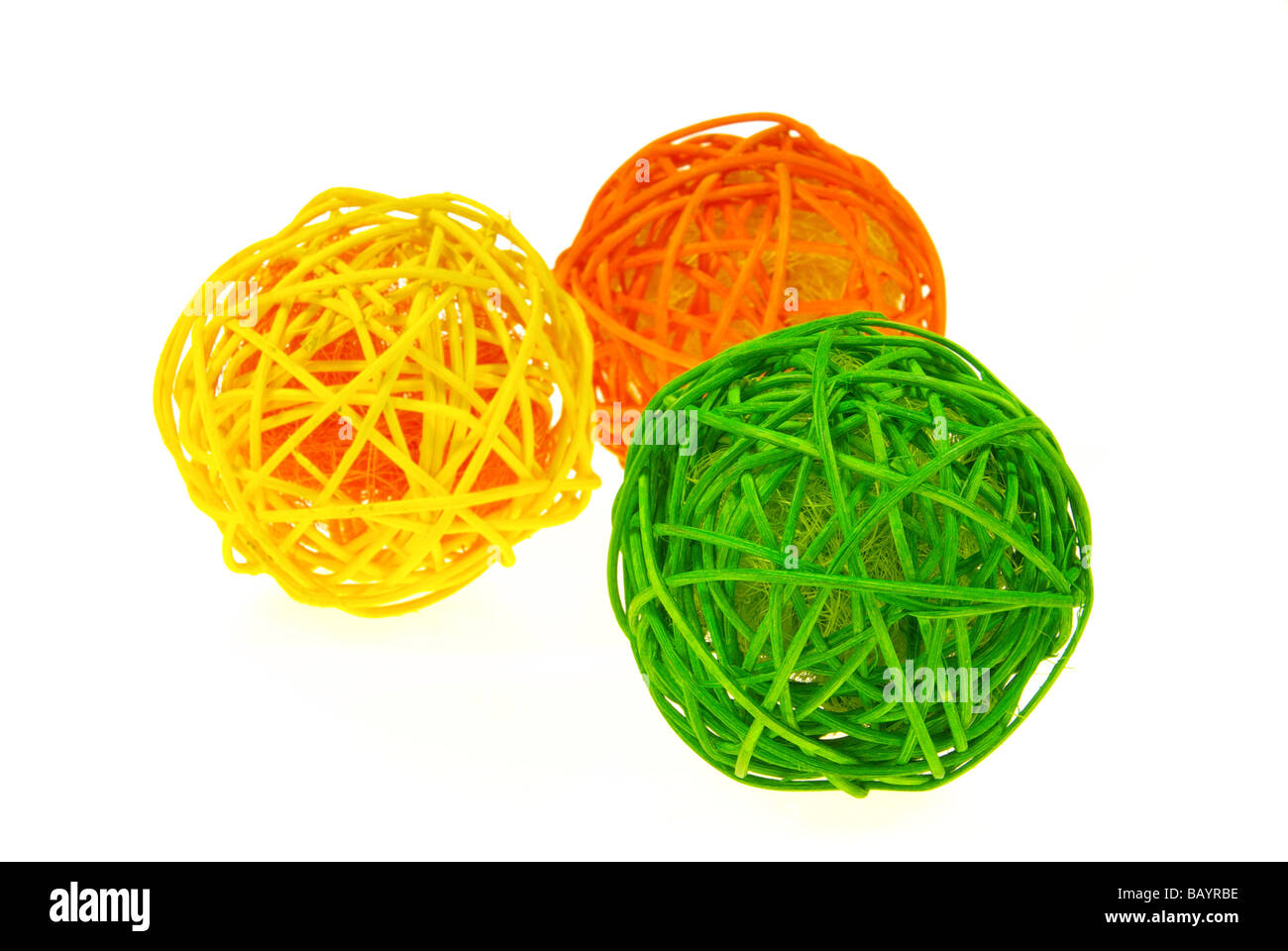 Boule de rotin 01 Rattanball Banque D'Images