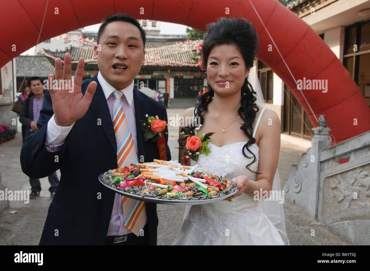 Mariage à Jianshui Chine local Banque D'Images
