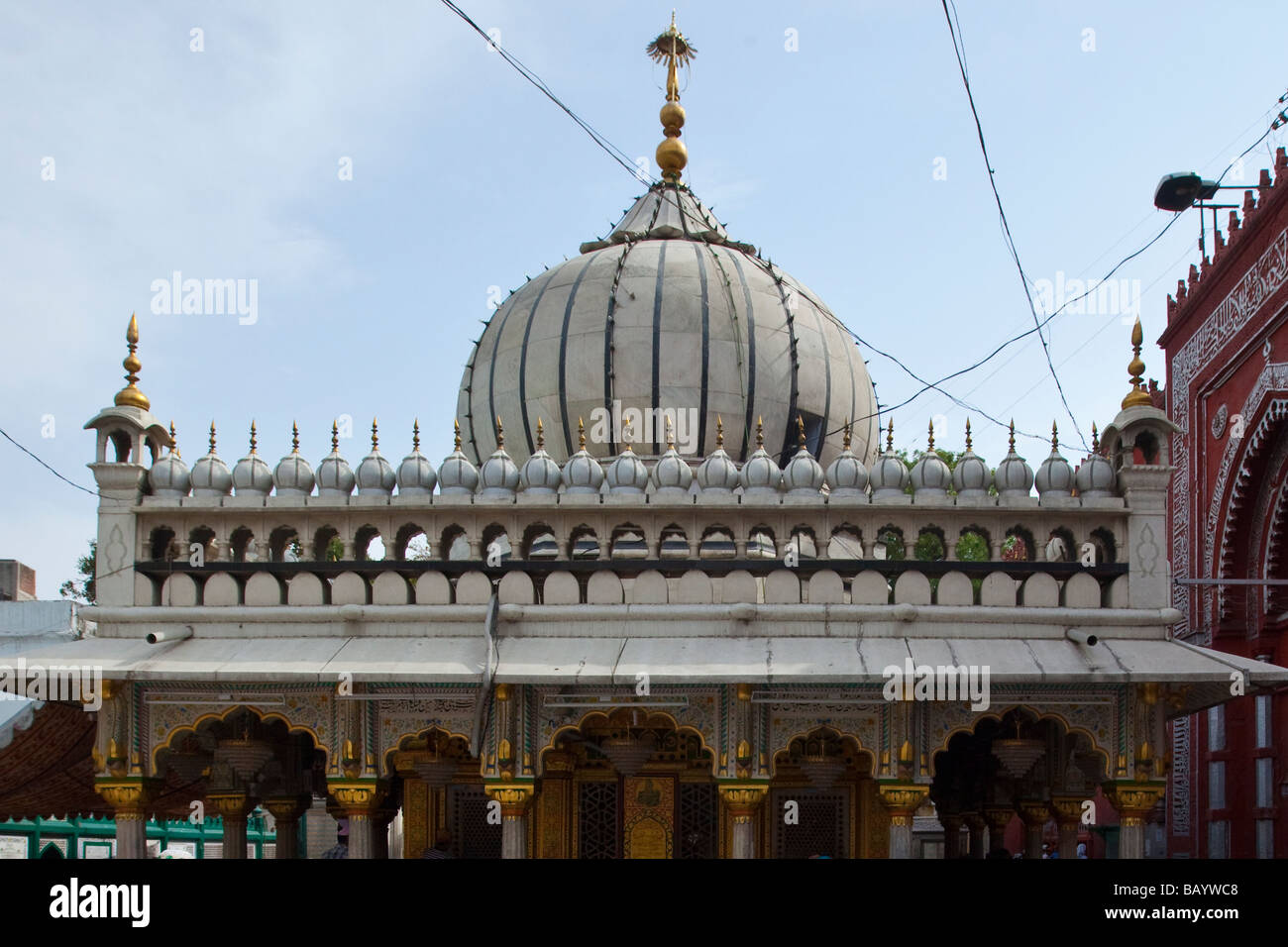Nizamuddin culte à Delhi Inde Banque D'Images