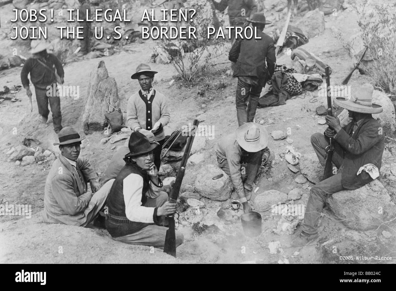 Inscrivez-vous l'US Border Patrol Banque D'Images