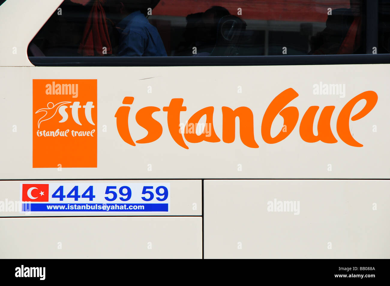 Visite touristique en autocar, Istanbul, Turquie Banque D'Images