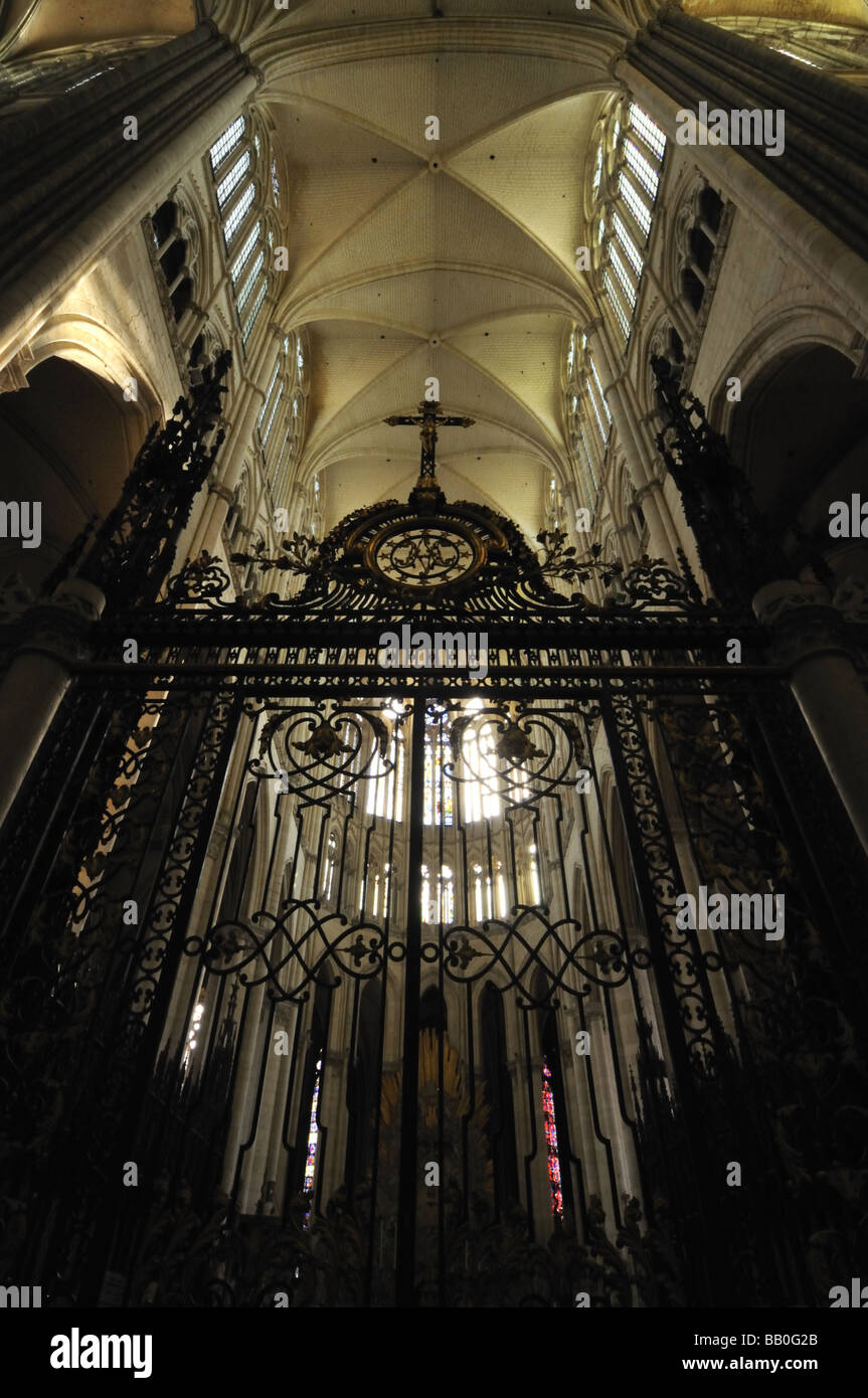 Cathédrale de Notre Dame d'Amiens en France est un site du patrimoine mondial de l'UNESCO. Banque D'Images