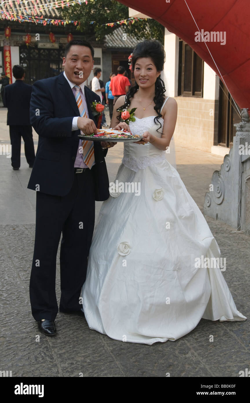 Mariage à Jianshui Chine local Banque D'Images