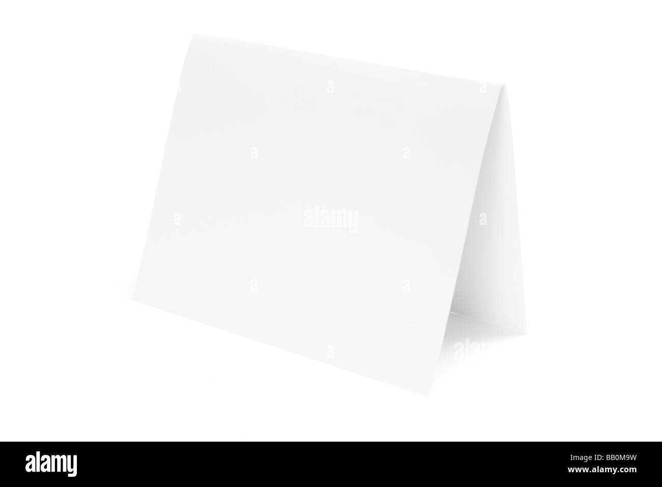 Le papier plié en deux Banque D'Images