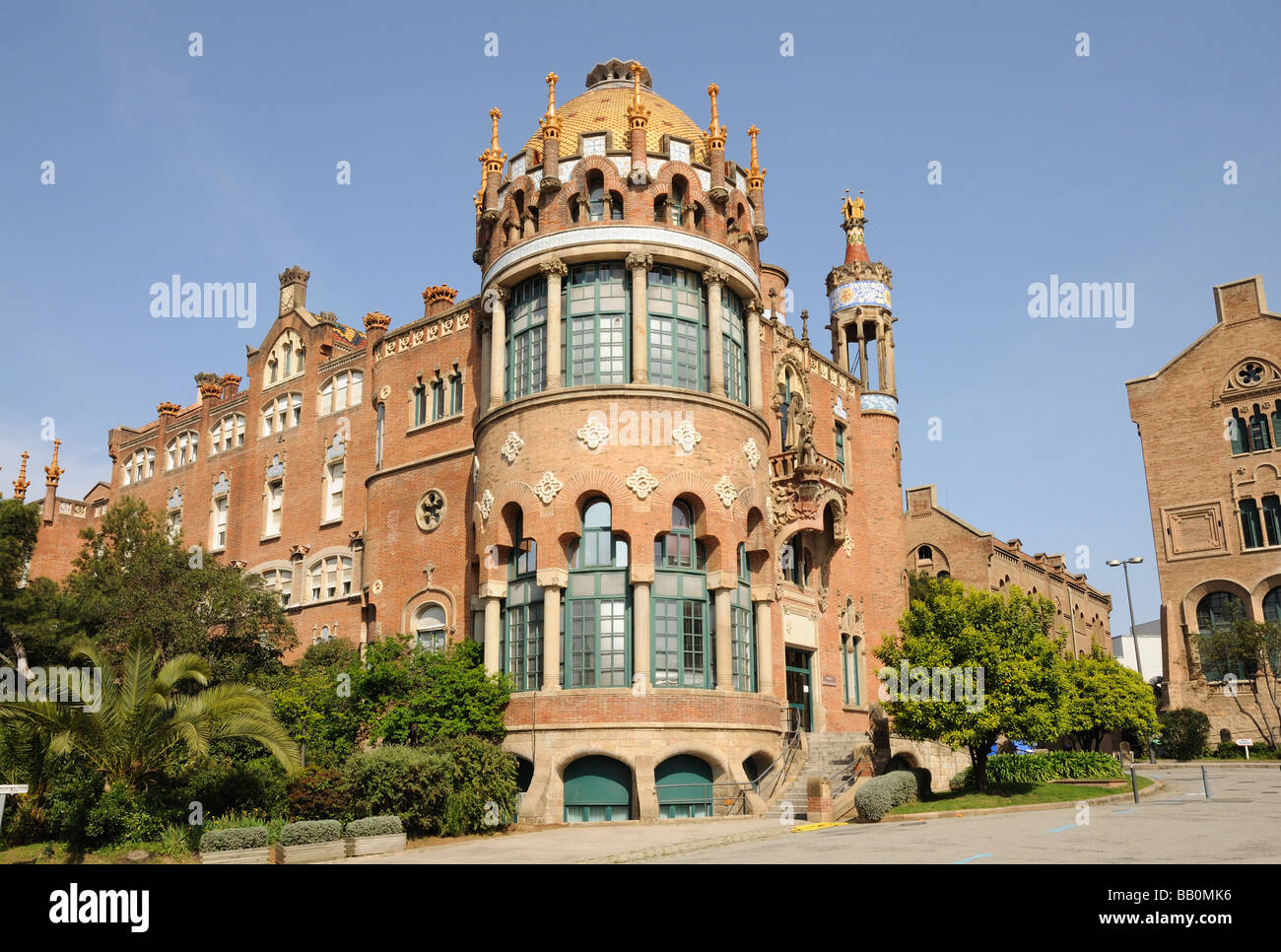 Hôpital de la Santa Creu i Sant Pau à Barcelone, Espagne Banque D'Images