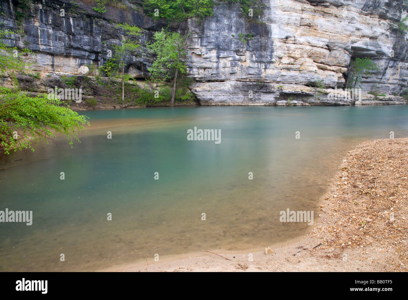 La rivière Buffalo, Buffalo River, l'Arkansas Banque D'Images