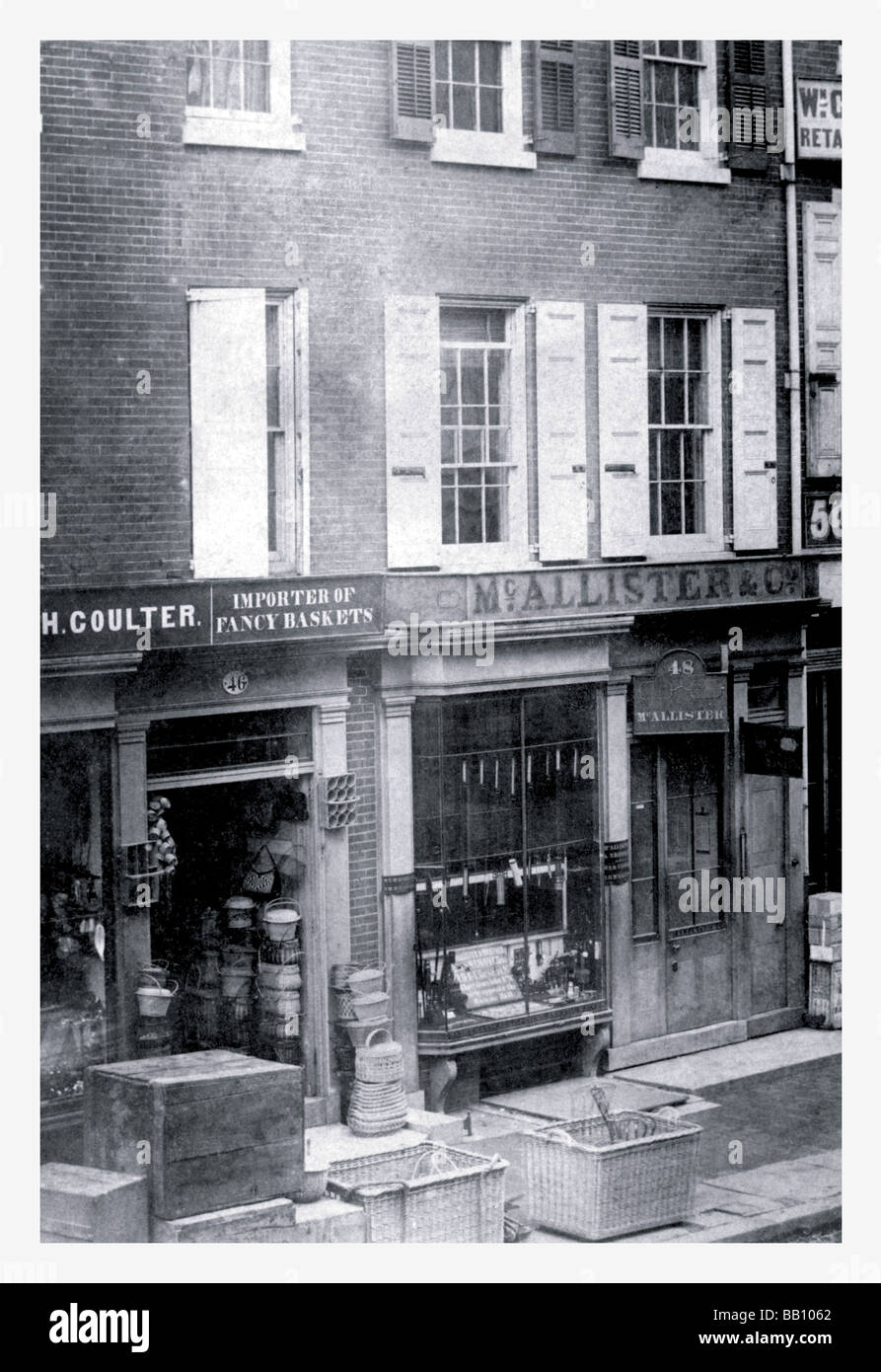 Panier Boutique d'importation, Philadelphie, PA Banque D'Images