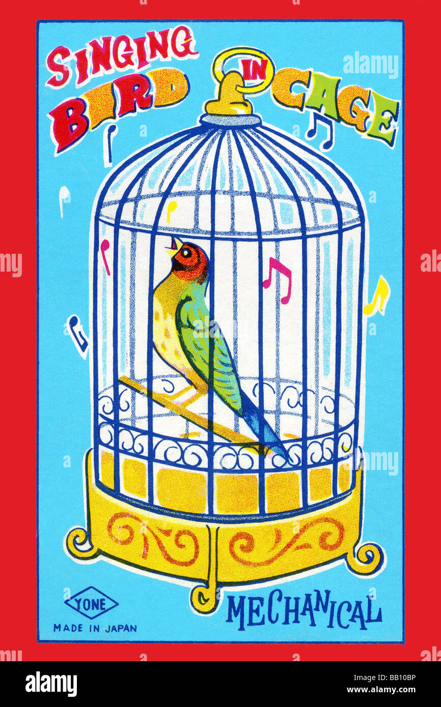 Cage à oiseau chanteur Photo Stock - Alamy