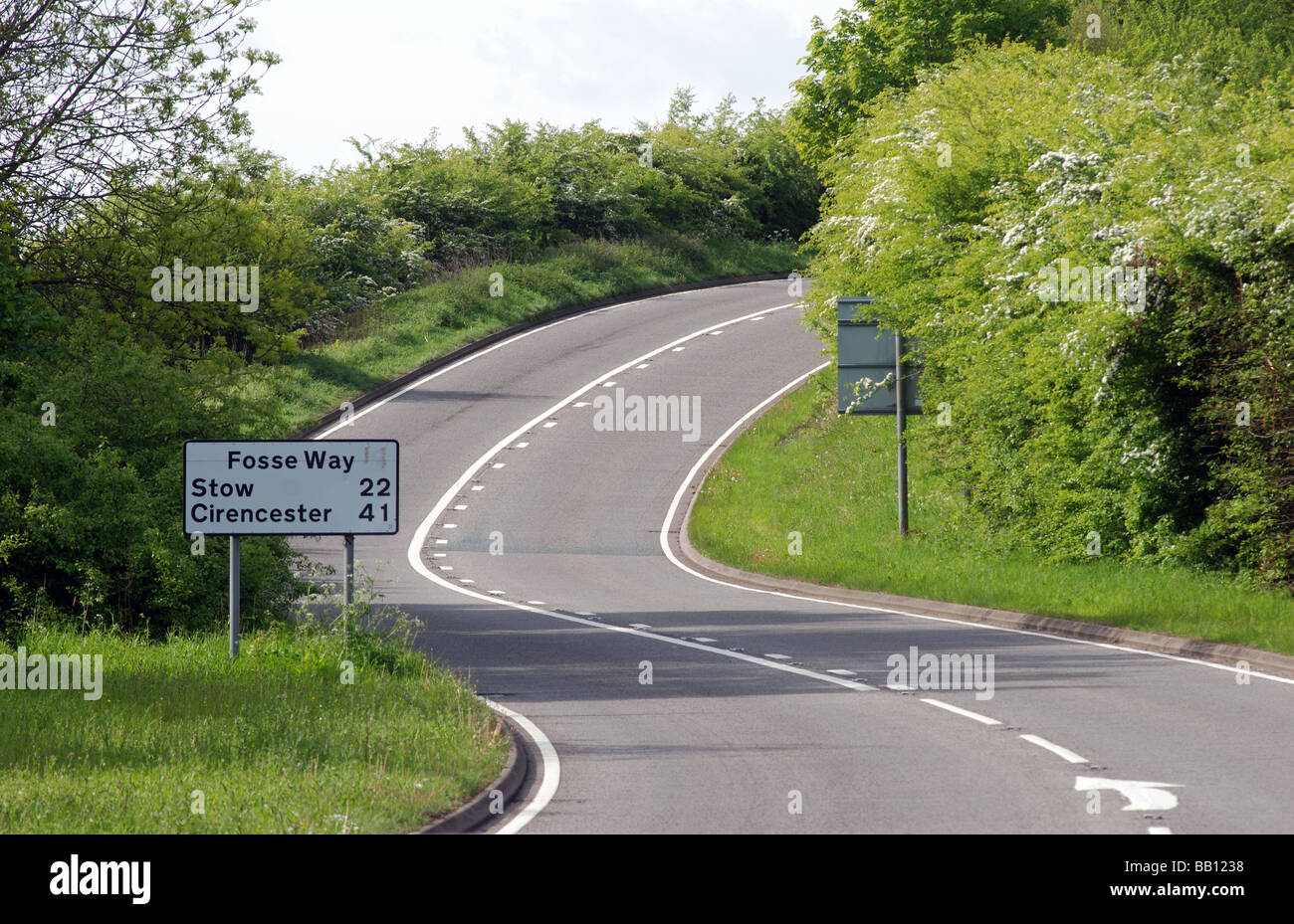 La Fosse Way, Warwickshire, England, UK Banque D'Images