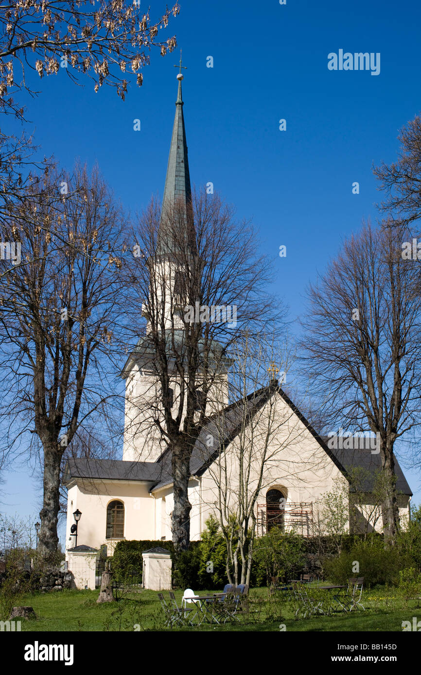 Ekerö church (Suède) Banque D'Images