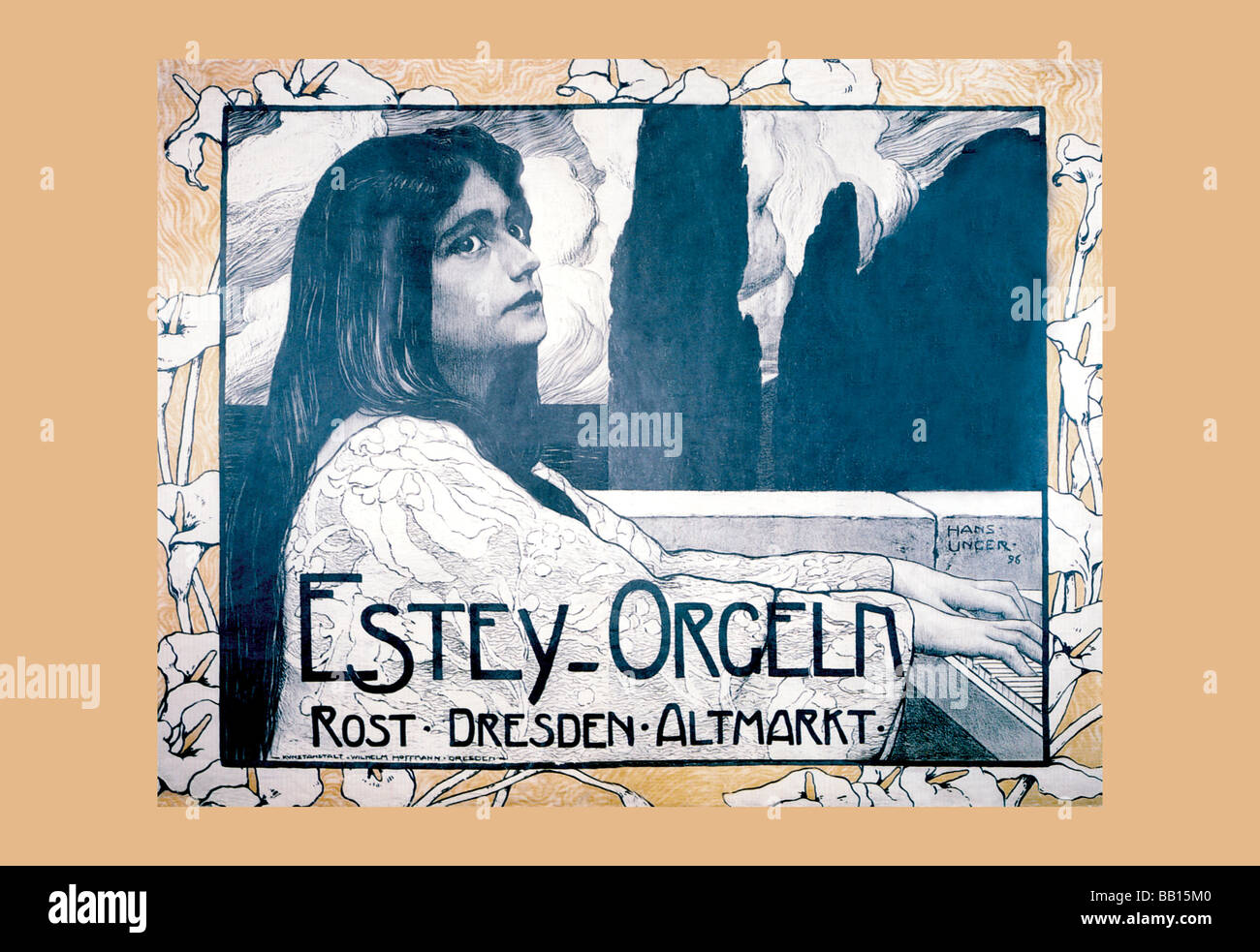 Estey-Orgeln Banque D'Images