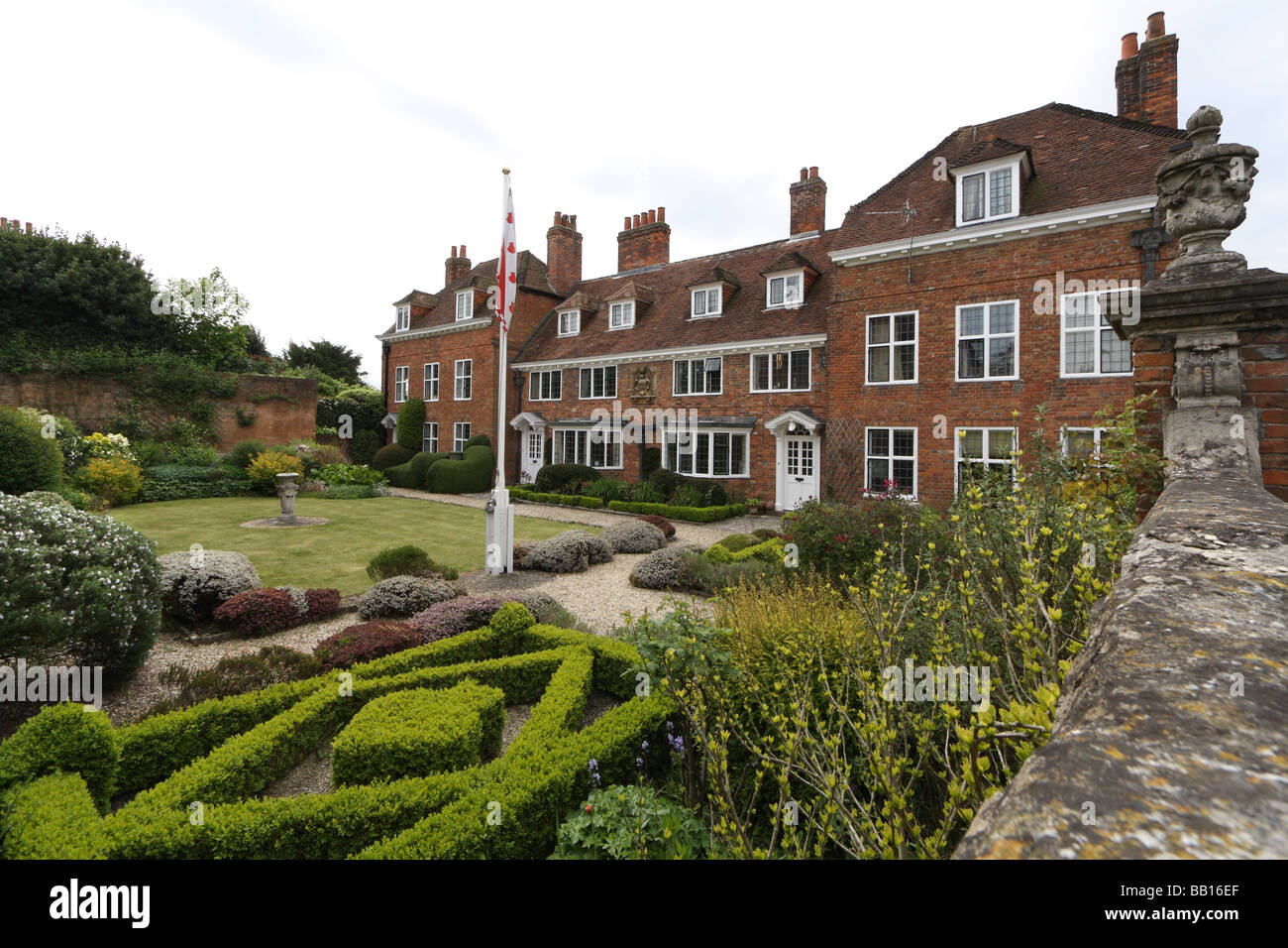 Sir William Powell, hospices, Lymington, Hampshire, Angleterre, Royaume-Uni Banque D'Images