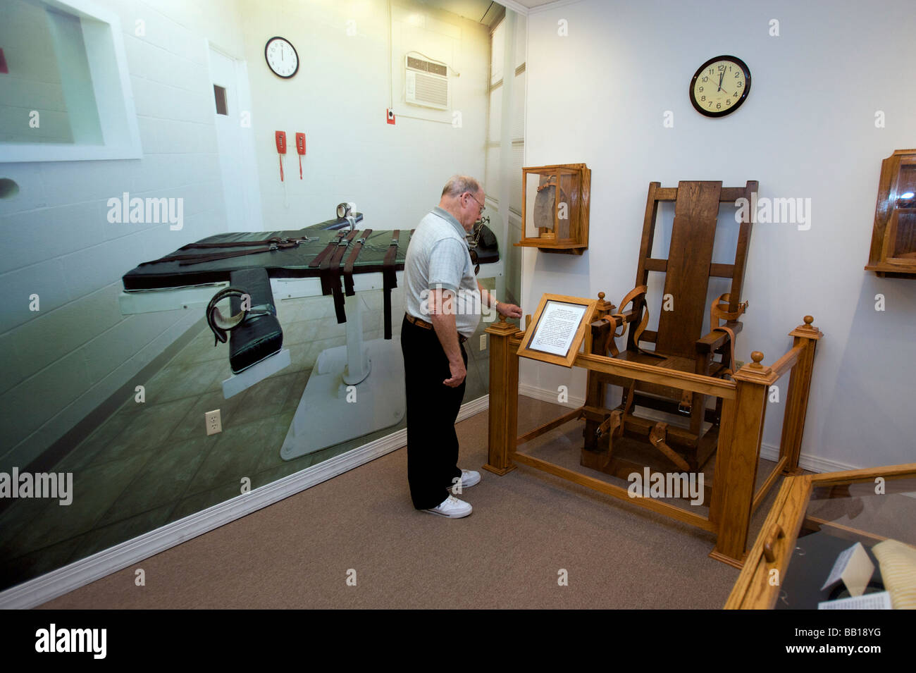 UNITED STATES-ANGOLA-musée de la prison d'état de la Louisiane. PHOTO GERRIT DE HEUS Banque D'Images