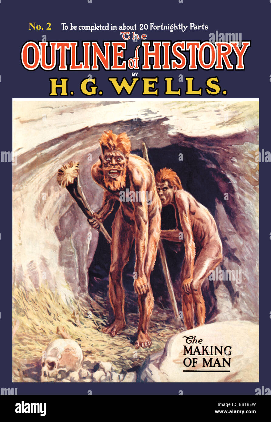 Les grandes lignes de l'histoire par HG Wells,No. 2 : Les décisions de l'Homme Banque D'Images