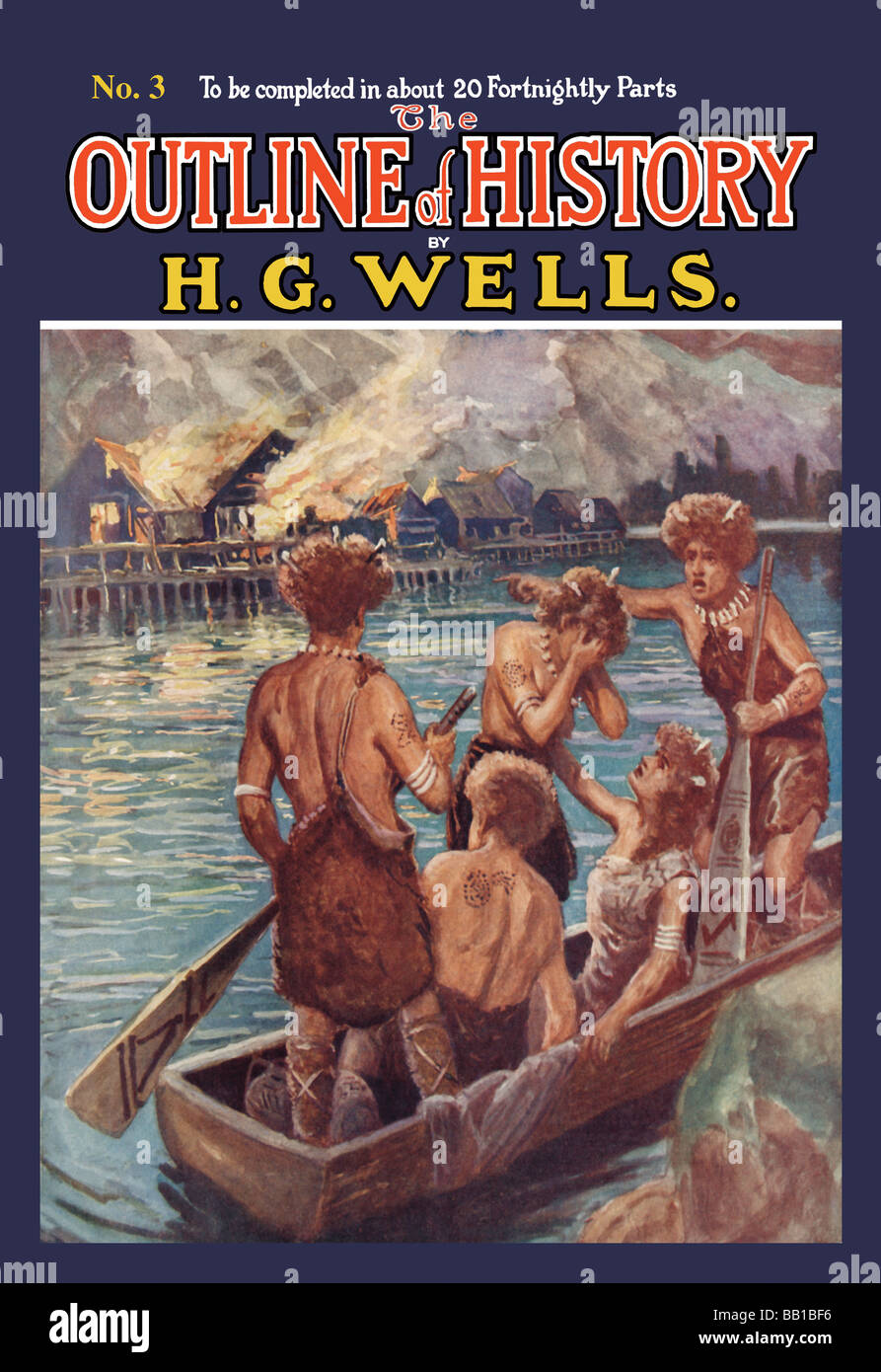 Les grandes lignes de l'histoire par HG Wells,No. 3 : tragédie Banque D'Images