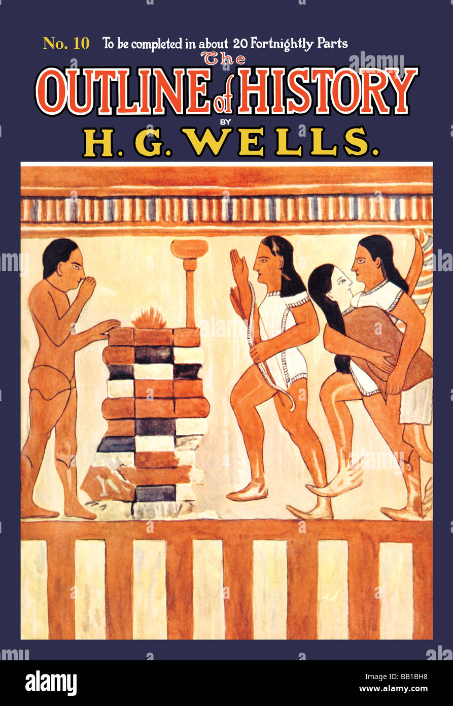 Les grandes lignes de l'histoire par HG Wells,No. Rituel : 10 Banque D'Images