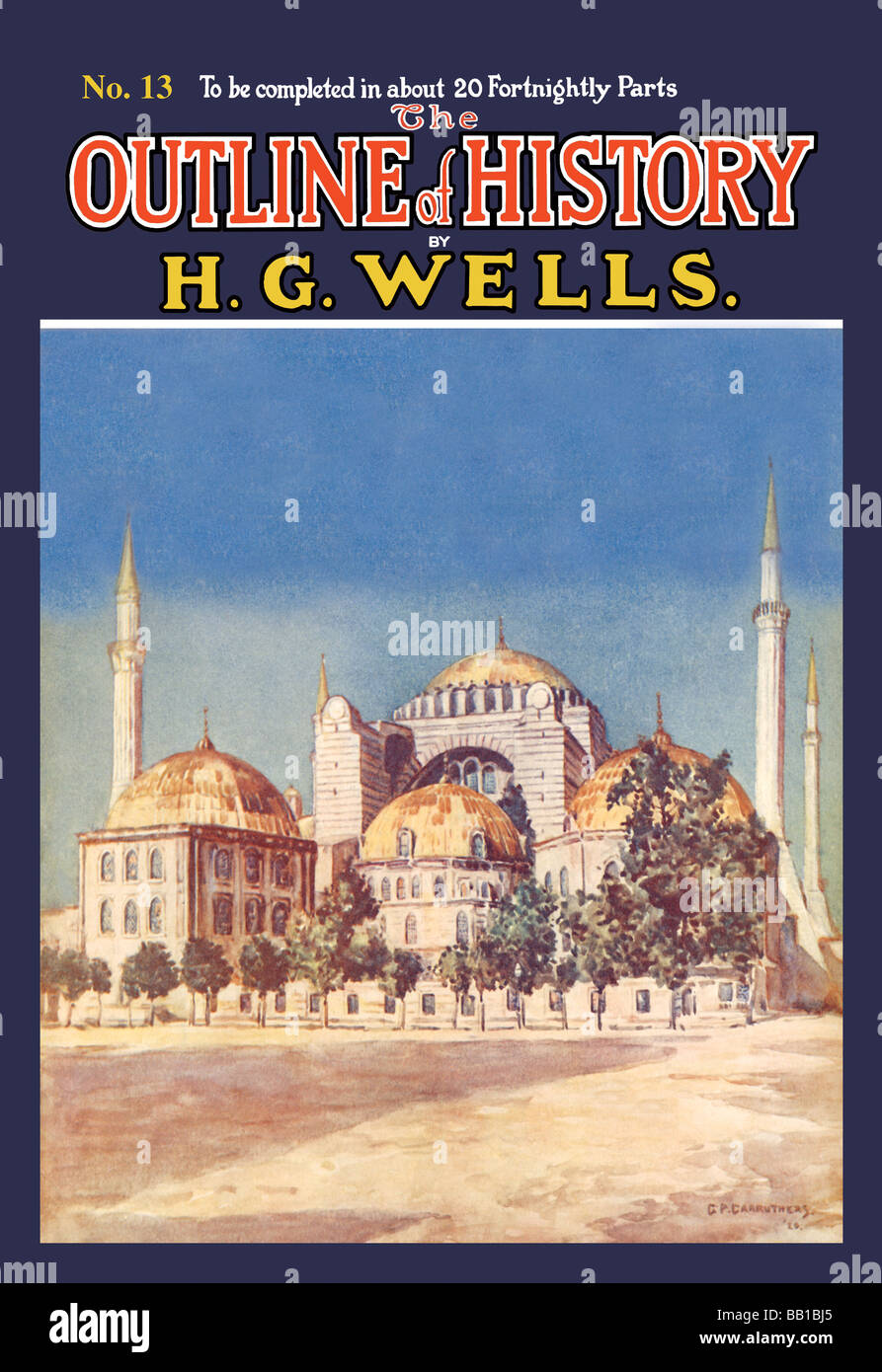 Les grandes lignes de l'histoire par HG Wells,No. 13 mosquée : Banque D'Images