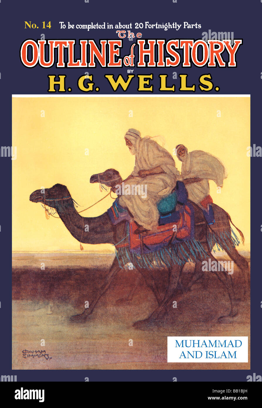 Les grandes lignes de l'histoire par HG Wells,No. 14 : Muhammad et l'Islam Banque D'Images