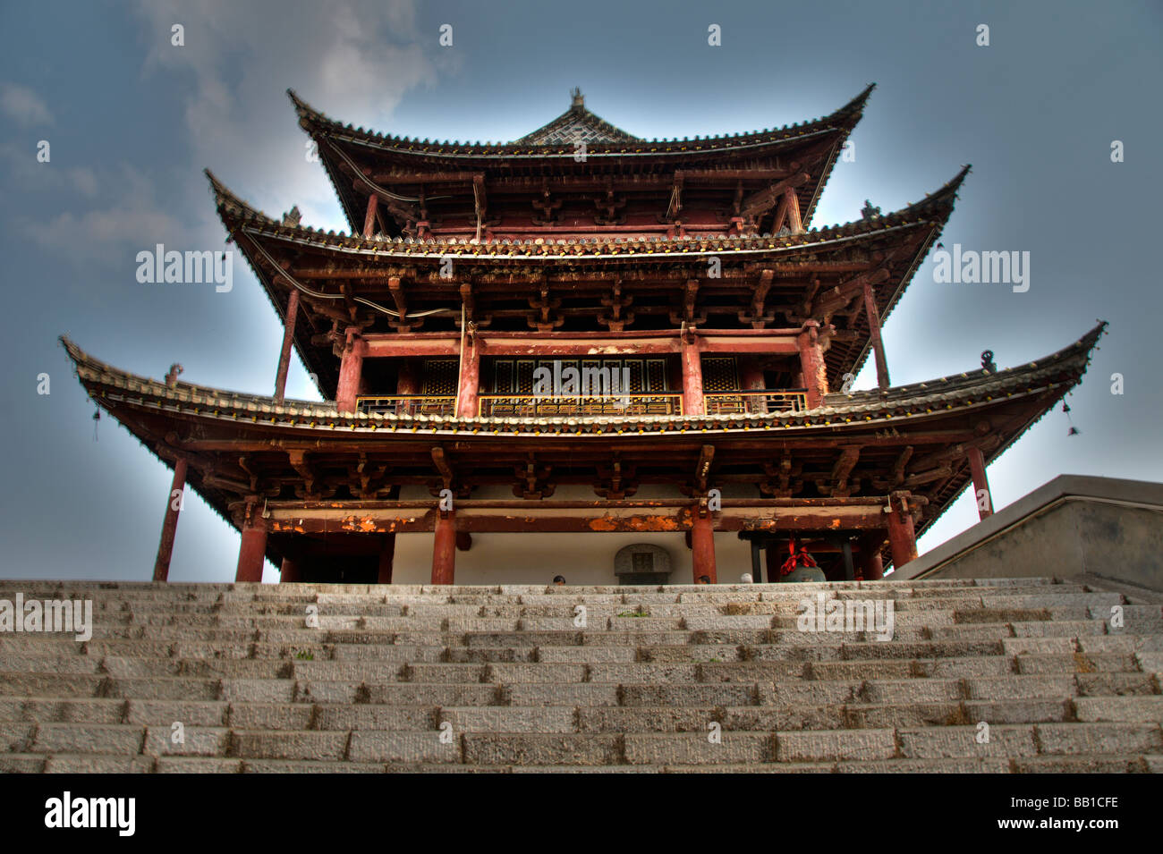 La magnifique porte de Chaoyang à Jianshui historiques Chine Banque D'Images