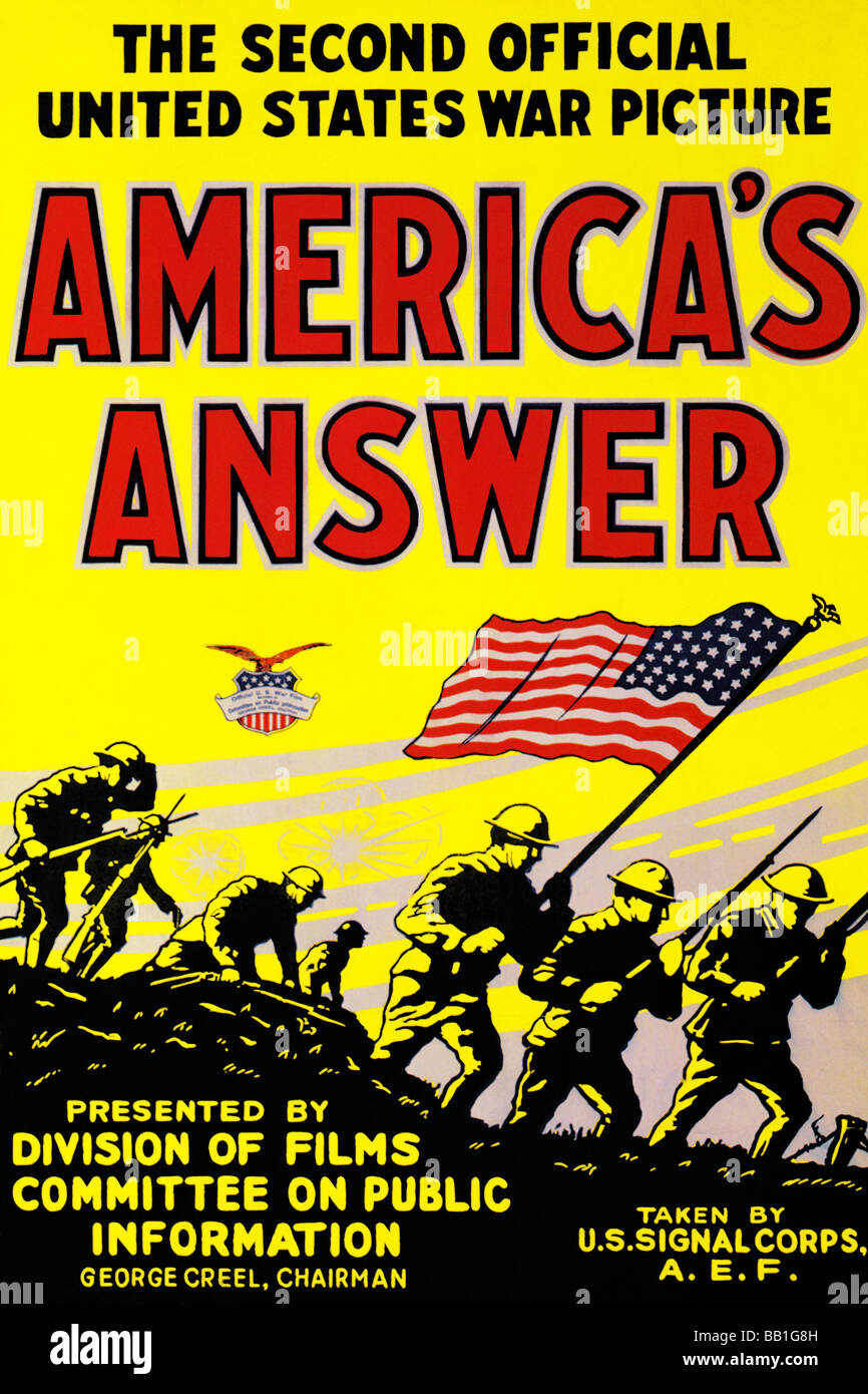 La réponse de l'Amérique. La seconde guerre mondiale photo officielle