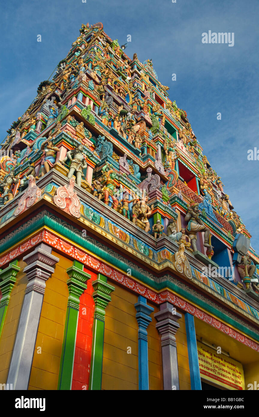 L'Inde, le Kerala, Allepey. Kidangamparanbu Bhagavathi Temple. Aucun communiqué de presse disponible. Banque D'Images