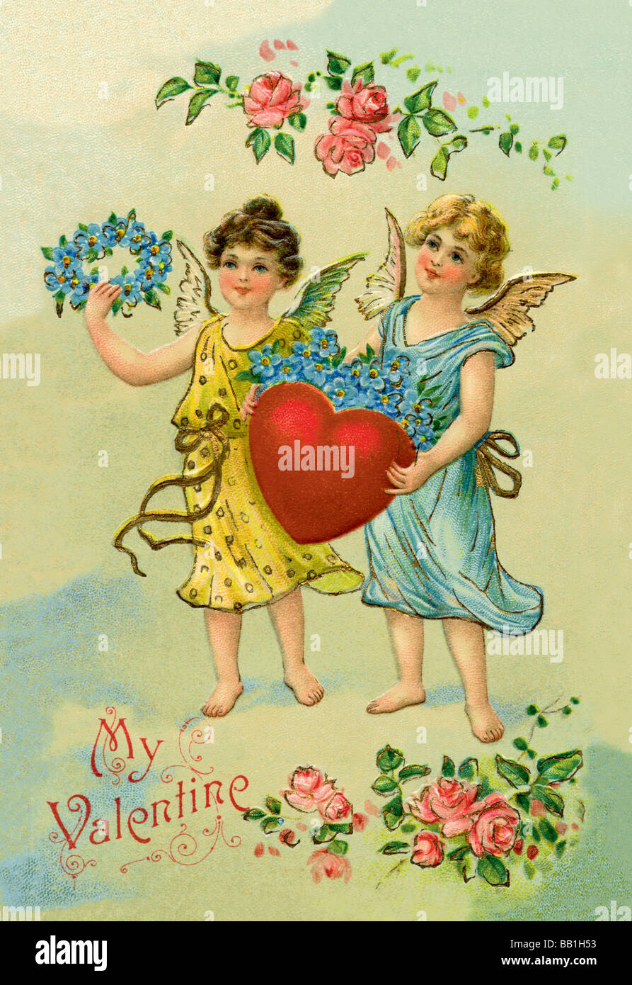 Valentine classique Banque D'Images
