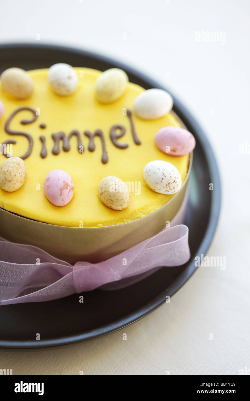 Easter Simnel Cake Banque D'Images