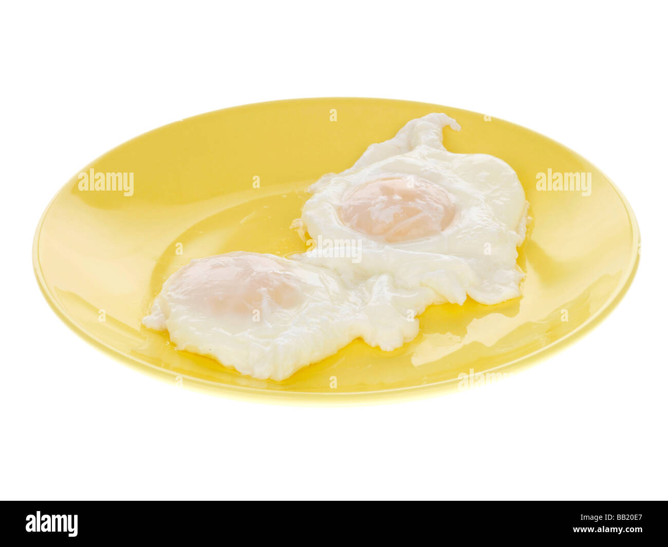 Oeufs pochés Banque D'Images