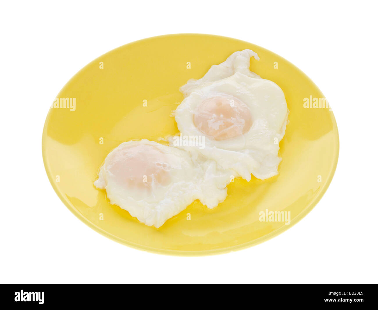 Oeufs pochés Banque D'Images