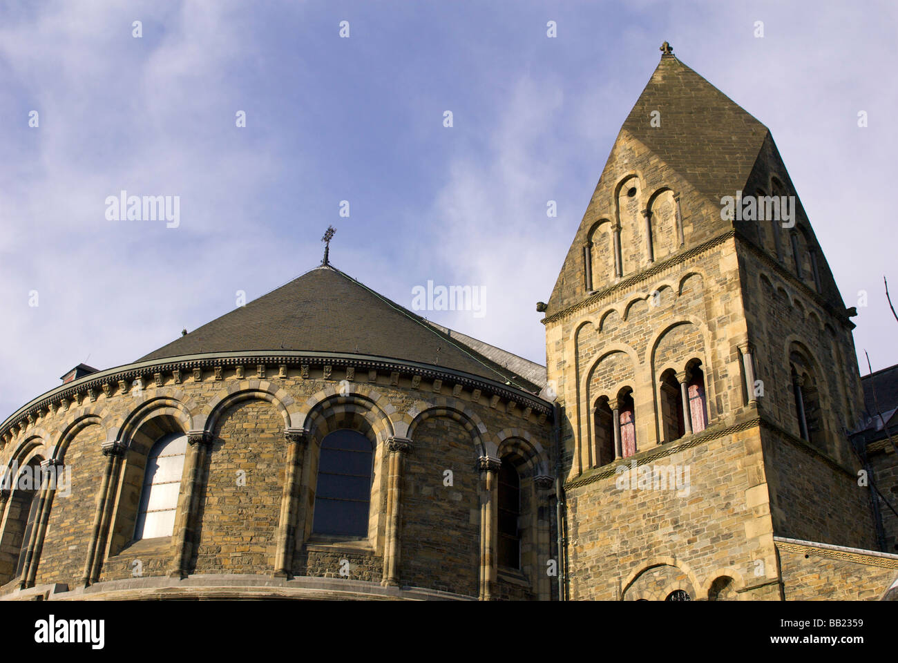 L'Europe, Pays-Bas, Limbourg, Maastricht, Onze Lieve Vrouwekerk, église Notre Dame Banque D'Images