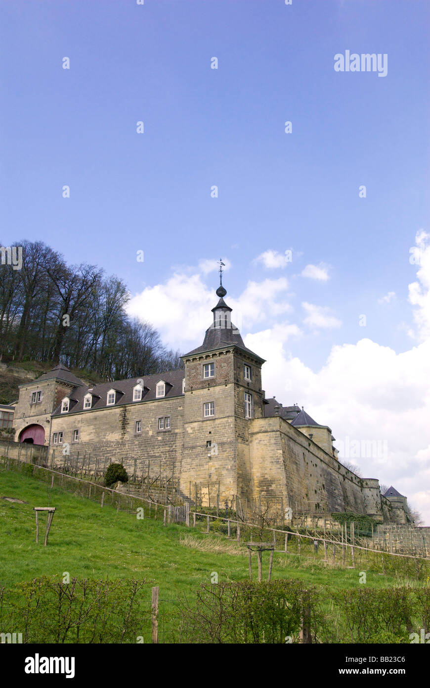 L'Europe, Pays-Bas, Limbourg, Maastricht, Chateau, Neercaane site de l'UNESCO, château en terrasses Banque D'Images