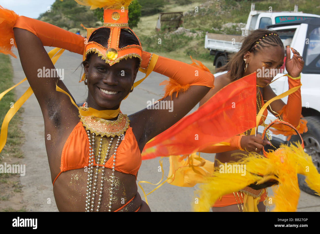 Défilé de carnaval de Saint Martin Banque D'Images