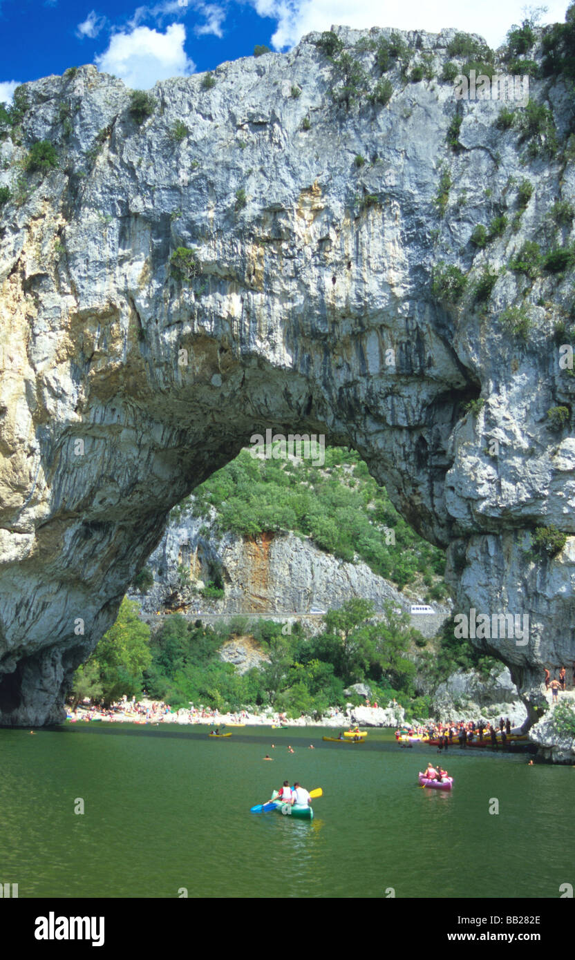 Pont d'Arc Gorges de l Ardèche France Banque D'Images