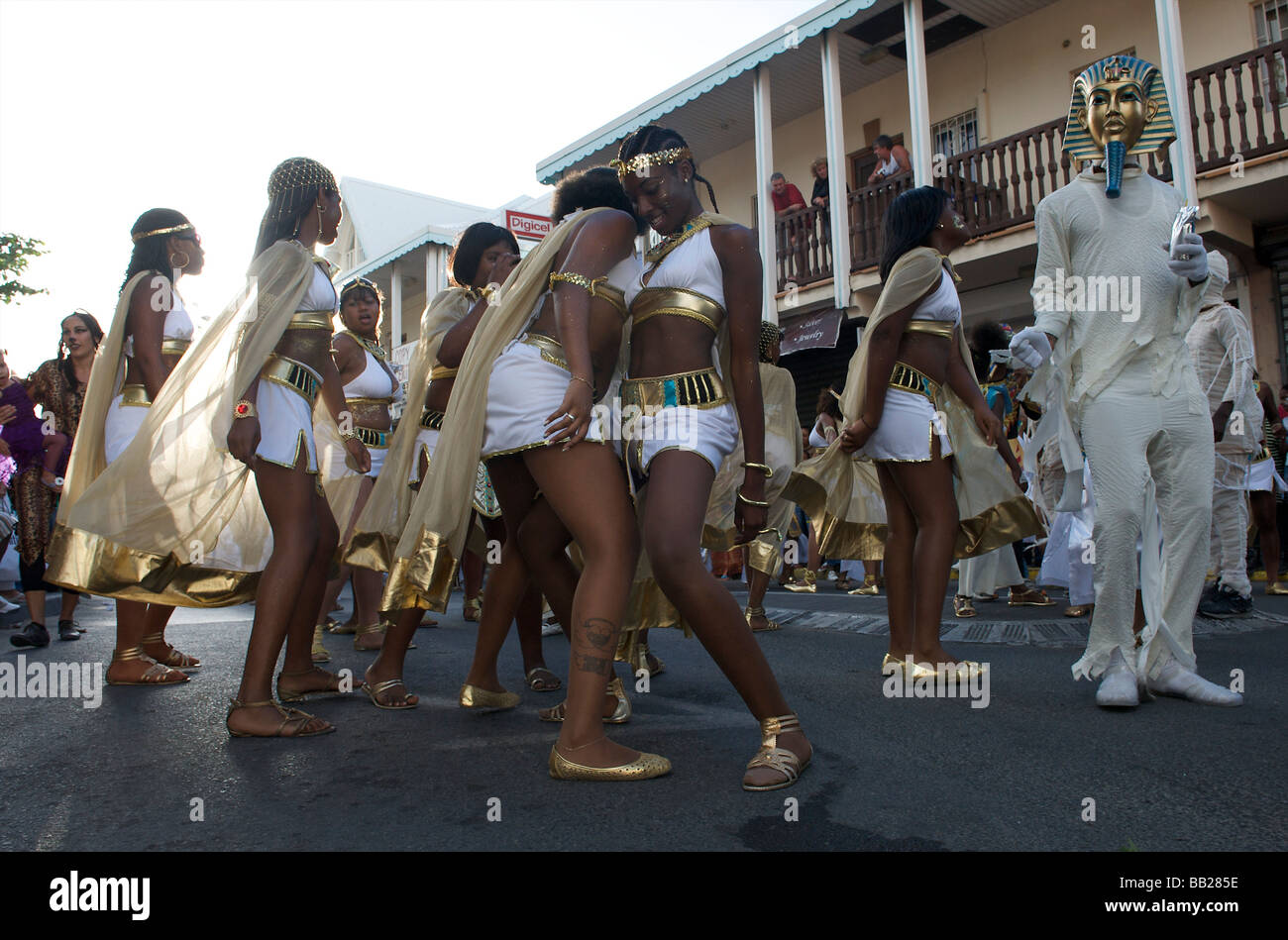 Défilé de carnaval de Saint Martin Banque D'Images
