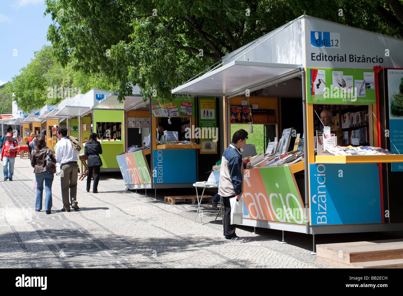 79e Foire du livre de Lisbonne - Feira do Livro de Lisboa - 2009, tenue à Parc Eduardo VII. Portugal Banque D'Images