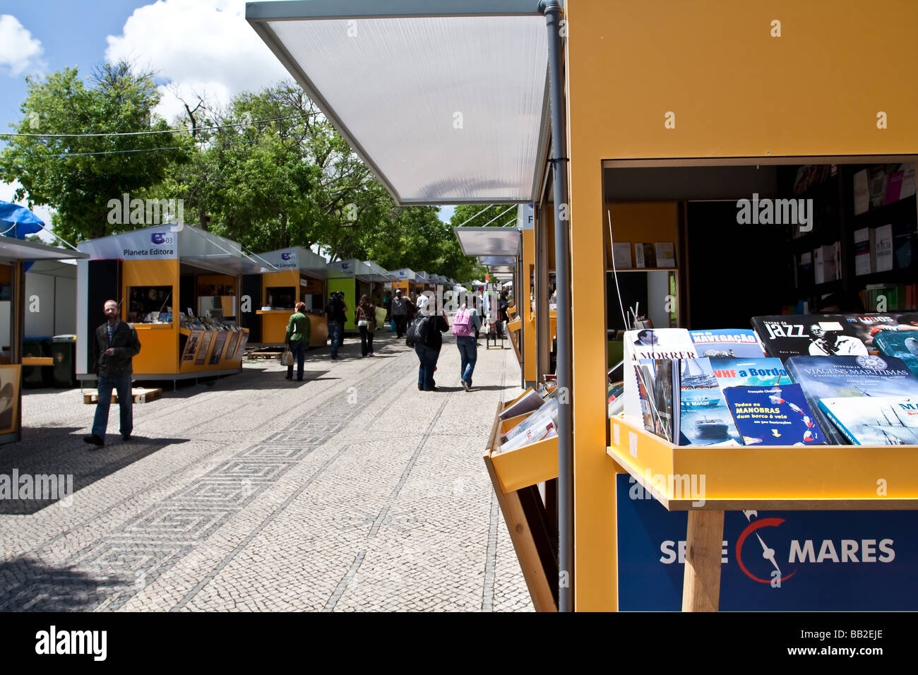 79e Foire du livre de Lisbonne - Feira do Livro de Lisboa - 2009, tenue à Parc Eduardo VII. Portugal Banque D'Images