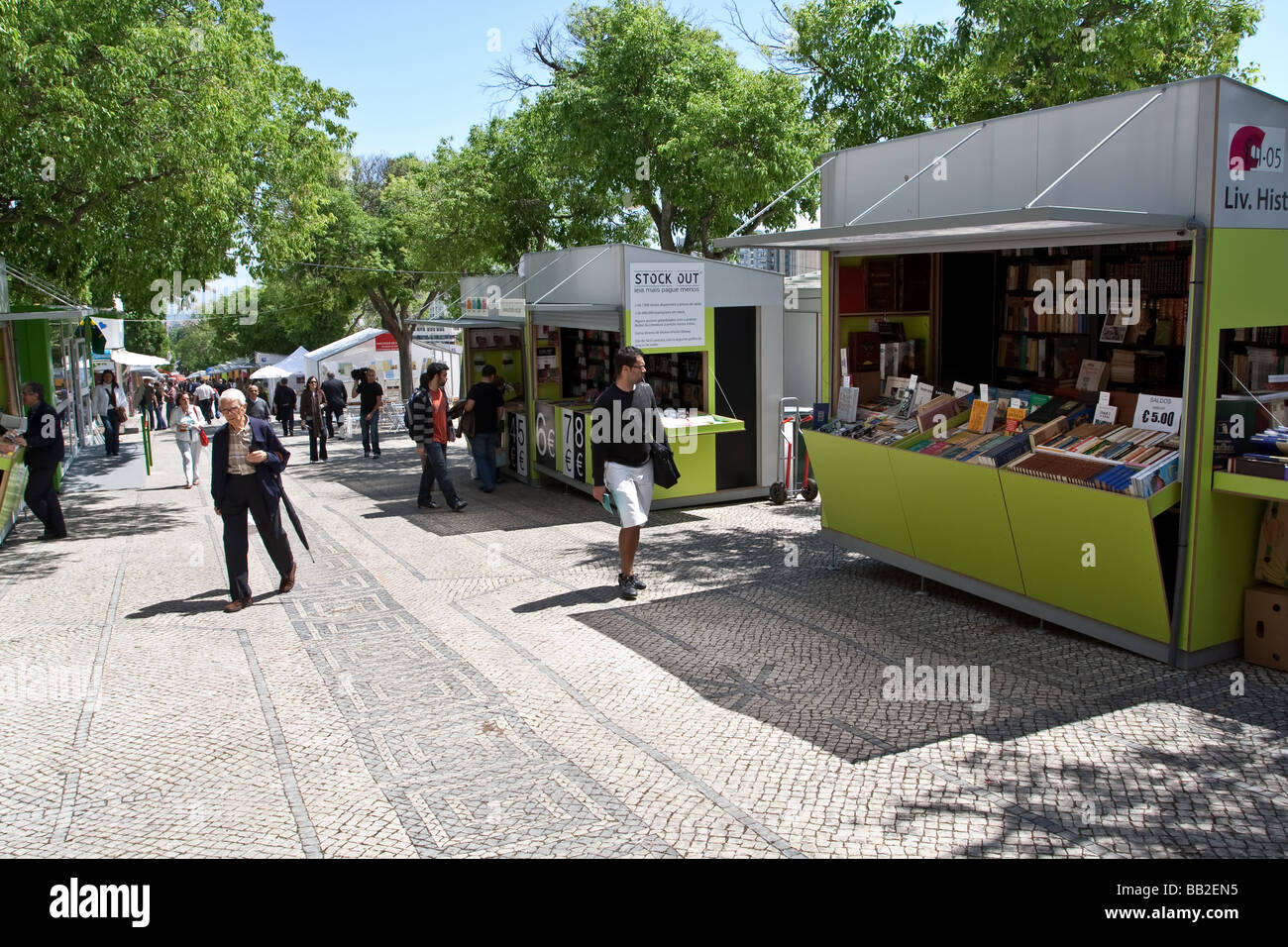 79e Foire du livre de Lisbonne - Feira do Livro de Lisboa - 2009, tenue à Parc Eduardo VII. Portugal Banque D'Images