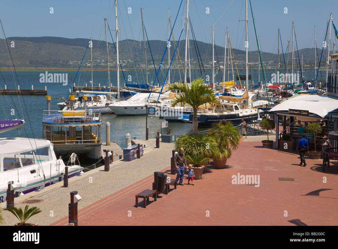 Knysna Quays, 'Liège', 'South Africa' Banque D'Images